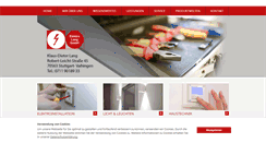 Desktop Screenshot of elektro-lang-gmbh.de